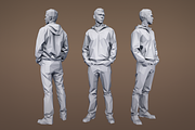 Lowpoly People Casual Pack Volume 1, a Characters & Person 3D Model by Kanistra Studio (Thumbnail 4 of 8)