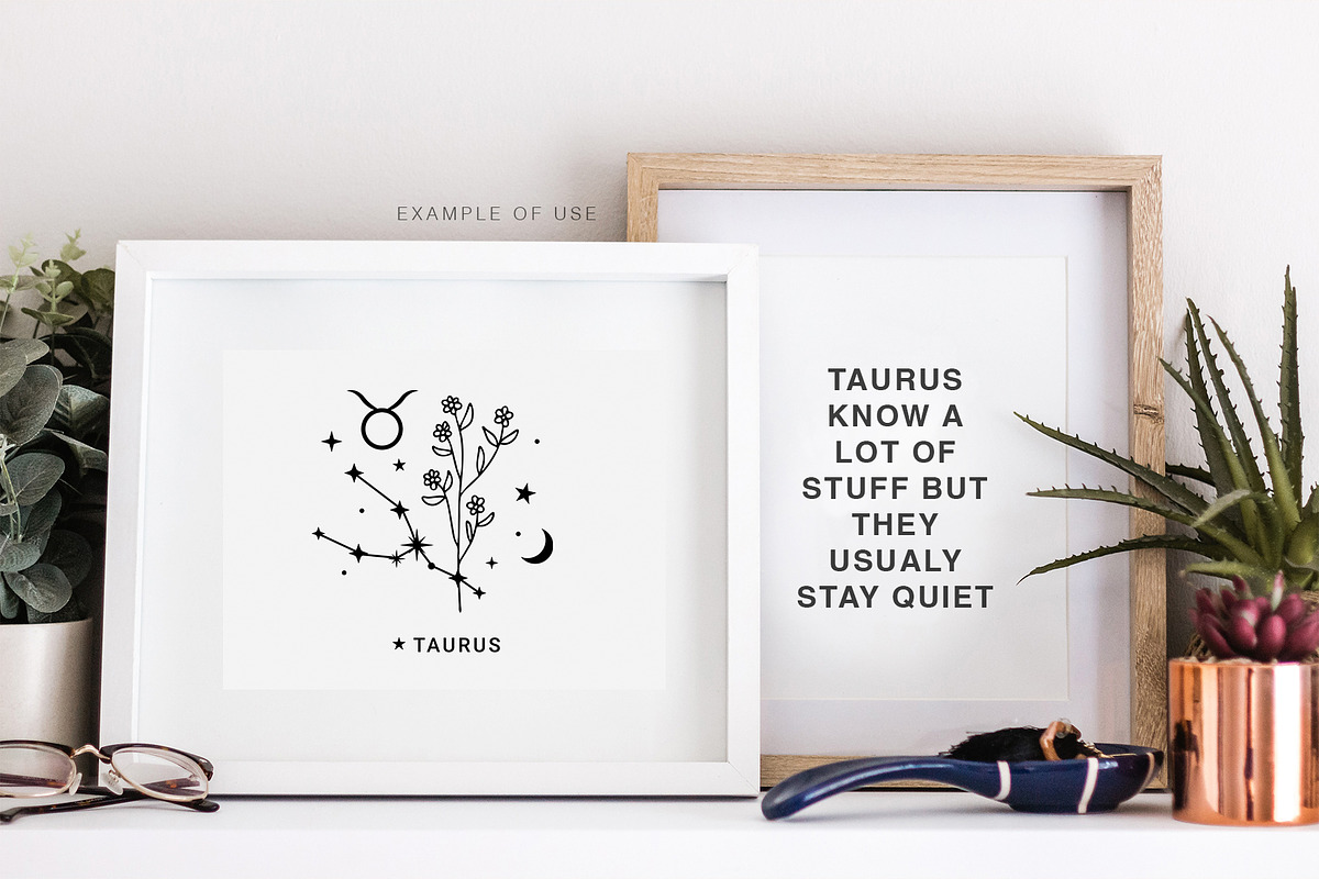 Zodiac constellations with flowers, an Illustration by Art Dari Autumn (Photo 6 of 8)