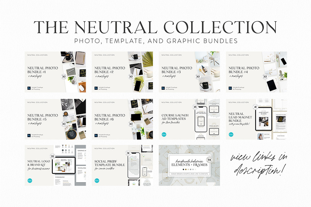 Neutral Course Launch Ad Templates, a Social Media Template by Jessica Rea (Photo 3 of 3)