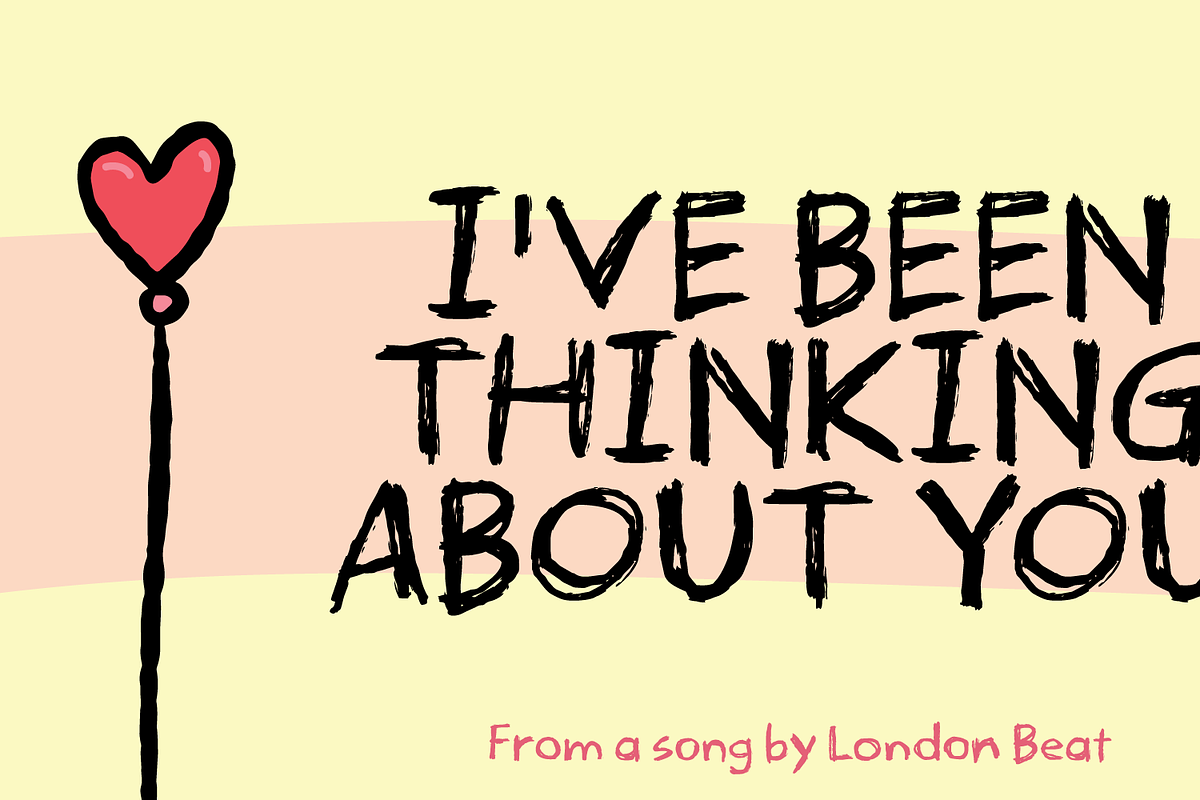 Teenage Parties font, a Handwritten Font by pizzadudedotdk (Photo 3 of 8)