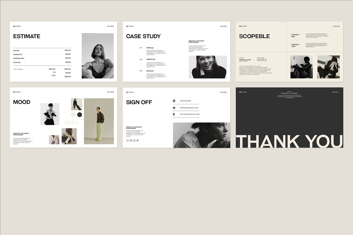 Brand Proposal Presentation Template, a Presentation Template by Graphpexel (Photo 10 of 10)
