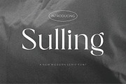 Sulling Modern Serif Font, a Serif Font by Dylla_studio (Thumbnail 1 of 7)