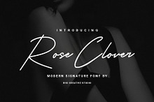 Rose Clover - Modern Signature Font