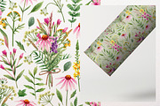 Wild flowers watercolor clipart, an Illustration by a_ptichkina (Thumbnail 6 of 7)