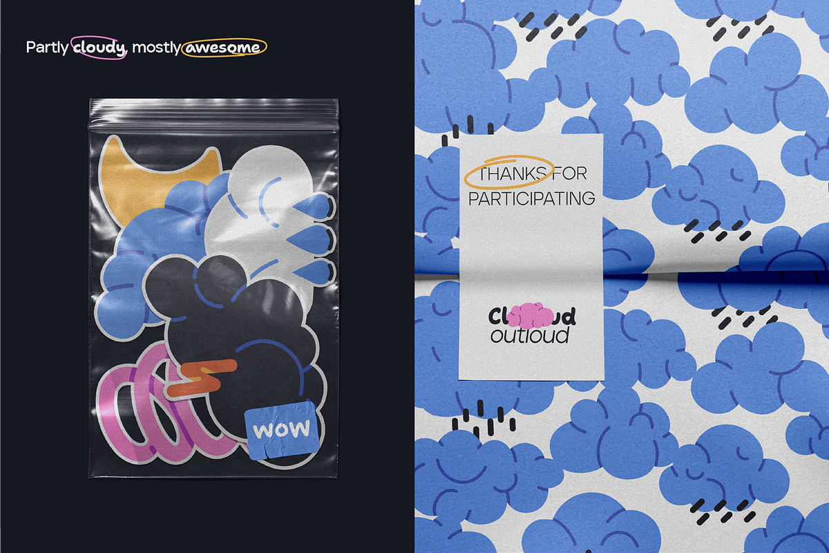 Clouds and weather vector set, an Object Illustration by My.Ordinarty (Photo 5 of 9)