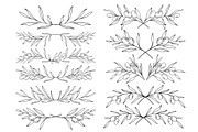 Olive Branch Line Art Clipart SVGs, a Decorative Illustration by Stellalunarts (Thumbnail 9 of 12)