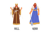 Norse mythology. Gods, goddesses set, a Person Illustration by Good Studio (Thumbnail 6 of 9)