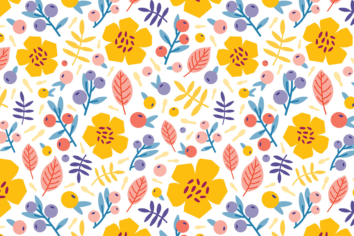 Summer cards, seamless patterns, a Decorative Illustration by Good Studio (Photo 9 of 19)