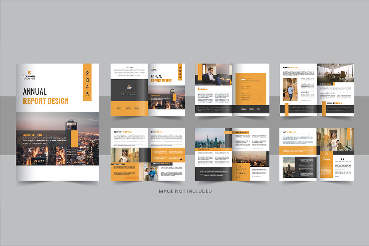 Annual Report Brochure Design, a Brochure Template by Pavel_design