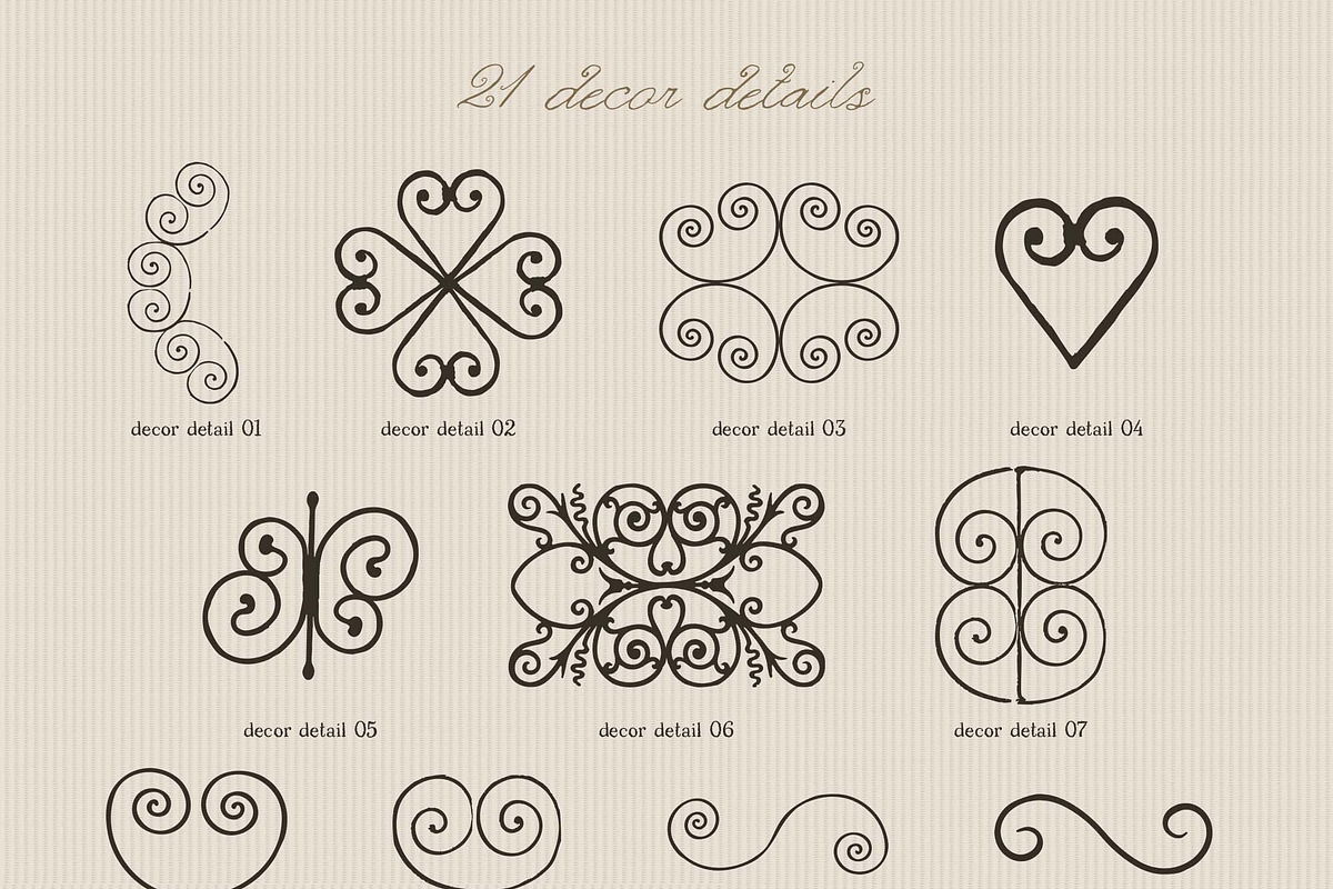 Flourish – Vintage Ornamental Frames, an Object Graphic by DigARTbyHavroshka (Photo 10 of 12)