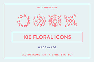 Floral Line Icons