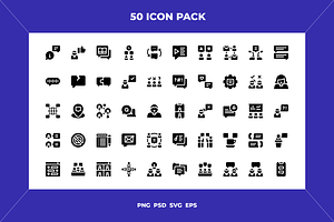 50 Discussion icons, an Icon by Wencory