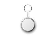 Vector Keychain with Ring and Chain., an Object Graphic by Gomolach (Thumbnail 4 of 5)