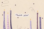 Pastel Birthday Clipart Set, a Decorative Illustration by Vaniuta_Art (Thumbnail 6 of 6)