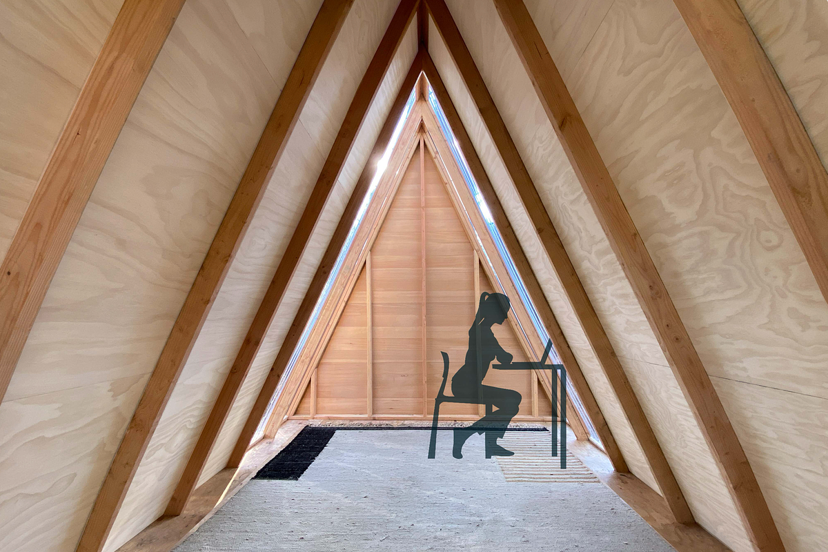 Micro A-Frame Cabin Plans, a Graphic by elevatedspaces (Photo 8 of 12)