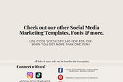 Bubble Modern Display Font, a Sans Serif Font by SocialStyleTemplates (Thumbnail 6 of 6)