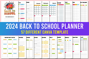 2024 Back To School Planner Canva