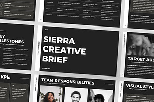 SIERRA Creative Brief Keynote