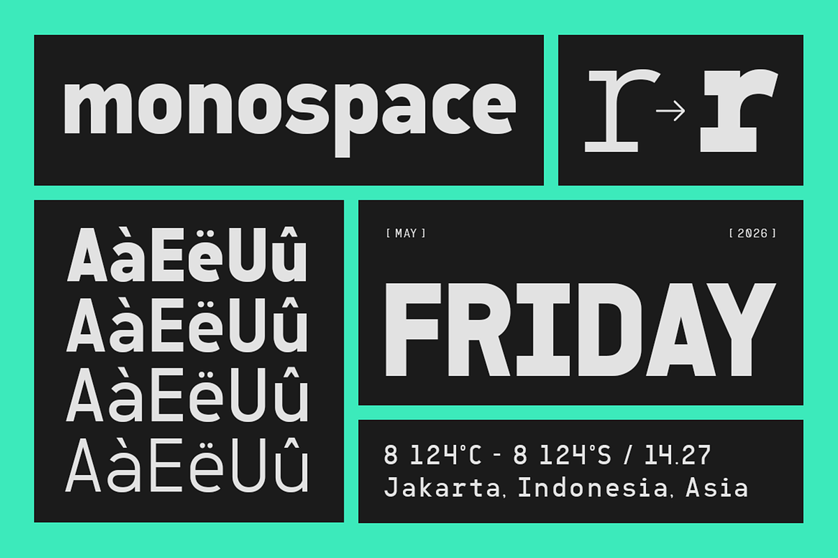 Sawith Mono - Monospaced Font Family, a Sans Serif Font by Pekotype (Photo 7 of 15)
