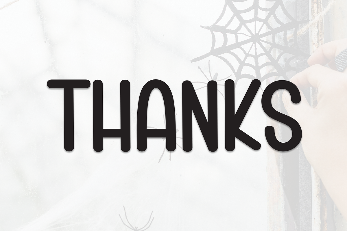 Minimalis Halloween | Script Font, a Script Font by Scratchones (Photo 8 of 8)