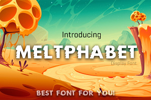 Meltphabet Font