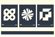 Geometric Logo Template Vol 6, a Solid Icon by Tekuni (Thumbnail 7 of 10)