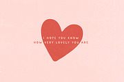 Kind Hearts - Cute Font & Doodles, a Handwritten Font by simpleblues (Thumbnail 7 of 12)