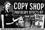 Copy Shop Photocopy Effects Kit, a Brushes & More by Spoon Graphics (Thumbnail 1 of 7)