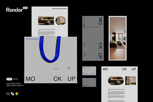 Brand Identity Mockup Set, a Packaging Mockup by Renderteam