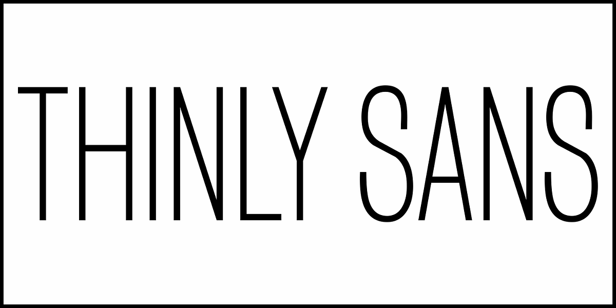 Thinly Sans JNL, a Sans Serif Font by Jeff Levine Fonts (Photo 2 of 5)