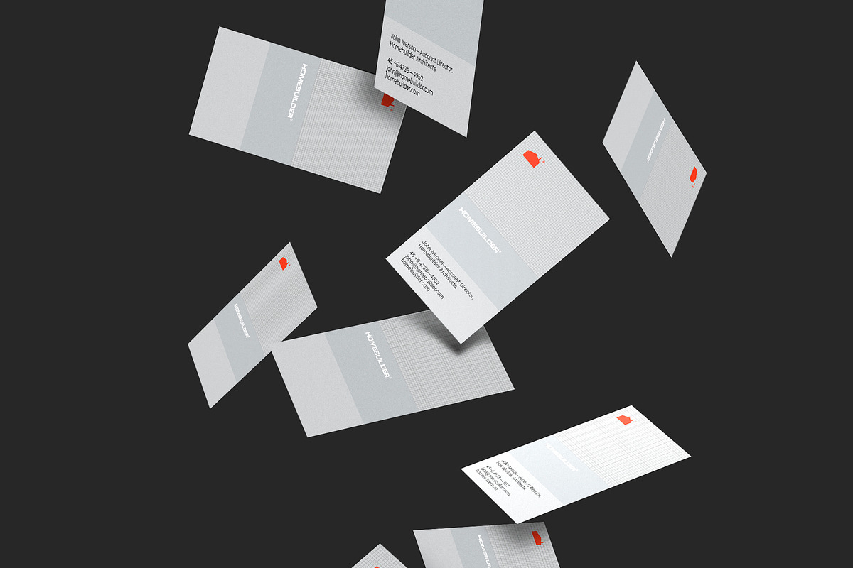 Homebuilder business card template, a Business Card Template by Srg® (Photo 4 of 4)