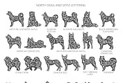 North breeds and Spitz Silhouettes, an Animal Illustration by pet design shop (Thumbnail 7 of 10)