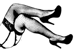 Adult woman legs with erotic pants isolated graphic, a Person Illustration by DanFLCreativo