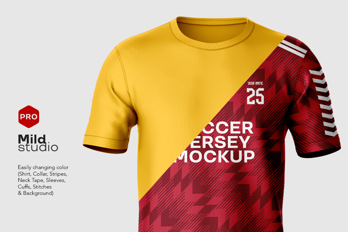 Soccer Jersey kit Mockup, an Apparel Mockup by Mildstudio (Photo 4 of 6)