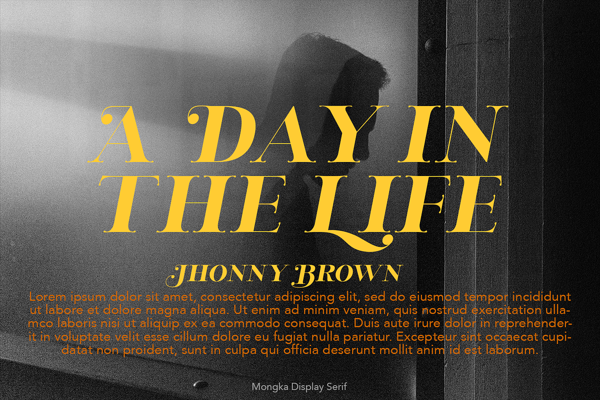 Mongka Display Font, a Serif Font by madeDeduk (Photo 4 of 10)