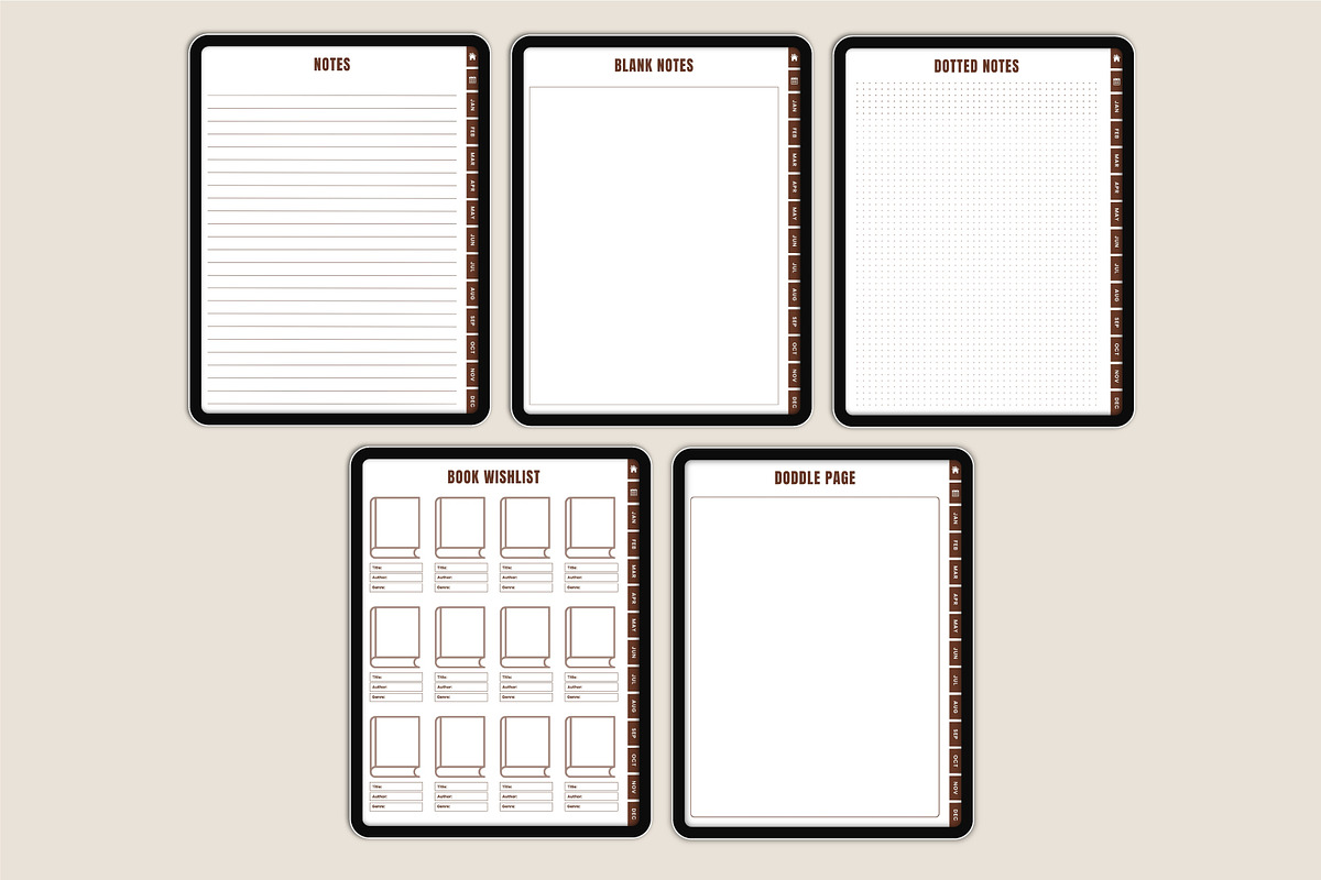 2026 Digital Reading Journal Bundle, a Stationery Template by Mustafiz (Photo 11 of 11)
