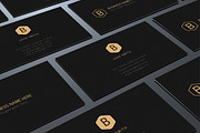 Luxury Business Cards 3 in 1, a Business Card Template by felicidads (Thumbnail 1 of 3)