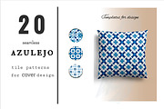 Set of 50 AZULEJO TILES templates, a Pattern Graphic by DeMih (Thumbnail 8 of 8)
