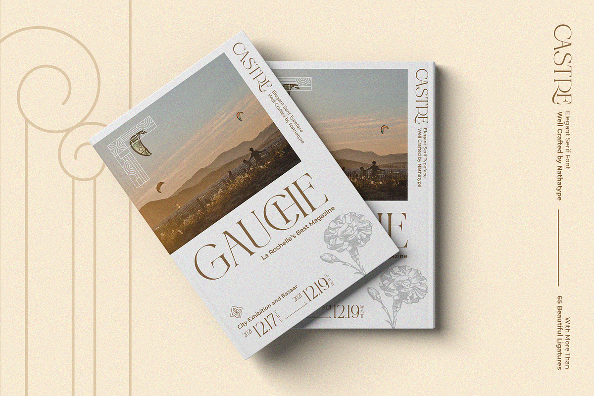 Castre - Serif Font Family (Updated), a Serif Font by Nathatype (Photo 4 of 13)