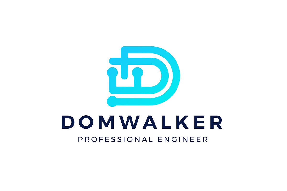 Domwalker - Letter DW Logo, a Branding & Logo Template by Rukuru Studio (Photo 2 of 2)