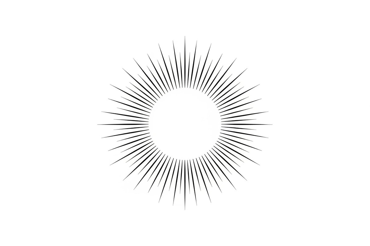 Sunburst Rays Vector Bundle Bundle, an Illustration by yasushie (Photo 30 of 31)