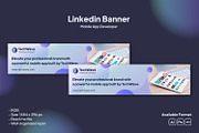 Mobile App Developer Linkedin Banner, an UI Kit Template by Fannan Studio (Thumbnail 3 of 3)