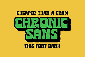 Chronic Sans Display Font