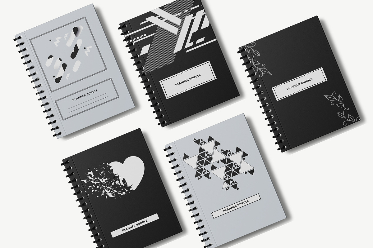Ultimate Planner Bundle Pack Vol.56, a Stationery Template by Design Zone