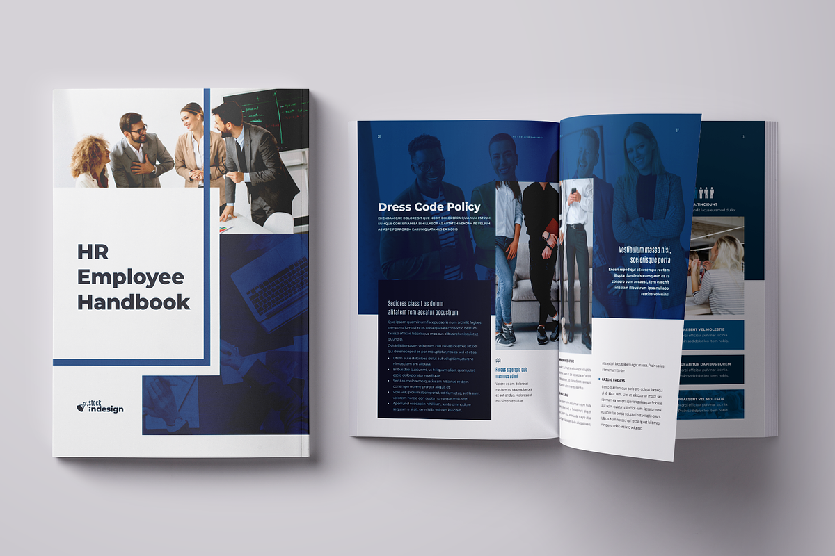 HR / Employee Handbook, a Brochure Template by StockInDesign (Photo 1 of 10)