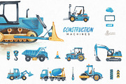 Construction Machines, a Transportation Illustration by OctopusArtis (Thumbnail 5 of 7)
