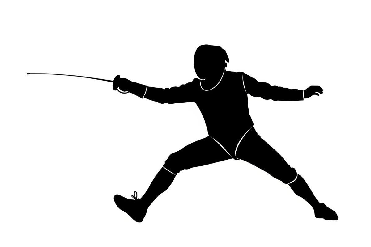 An elegant Fencing Duel Silhouettes, an Illustration by Amazin_art (Photo 18 of 31)