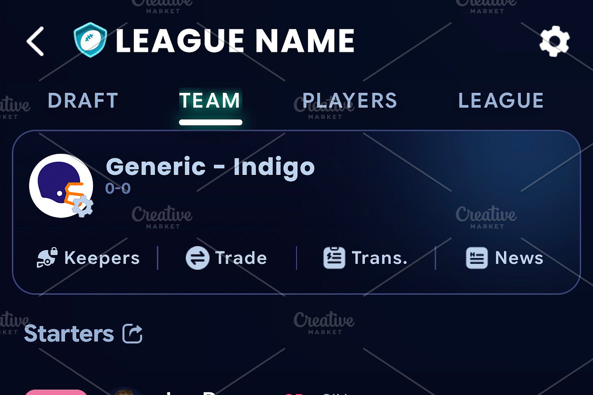 Custom Fantasy Football Helmet Icons, a Solid Icon by Nickosuave (Photo 8 of 14)