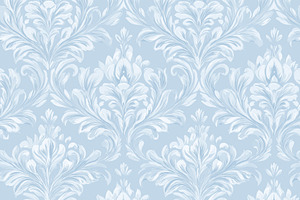 Seamless pattern, seamless damask pattern creating a luxurious o, a Pattern Graphic by Studio ANNA