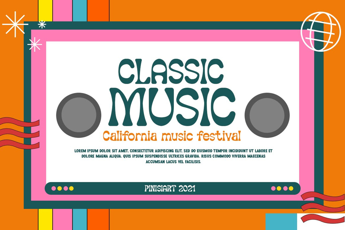 FUNKORAMA – Psychedelic Font, a Sans Serif Font by Pinisi ART (Photo 3 of 11)